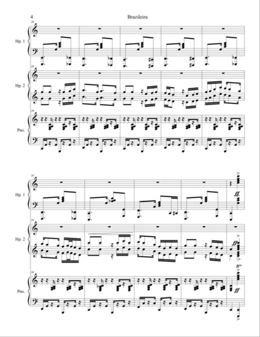 Scaramouche Harp scores gallery preview page 4