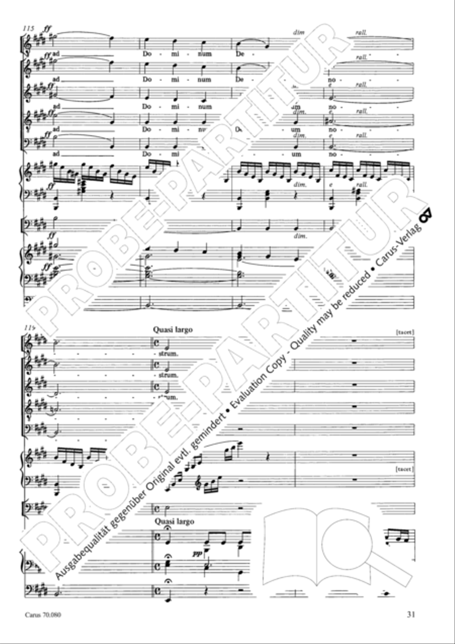 Five Short Sacred Compositions (Funf kleinere Kirchenwerke) Score scores gallery preview page 45