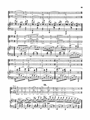 Brahms: Liebeslieder Walzer (Love Song Waltzes), Op. 52 No. 14 (choral score)