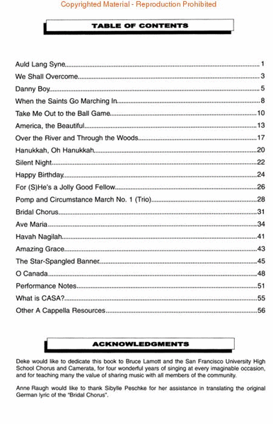 Songs for All Occasions (Collection)  Sheet Music