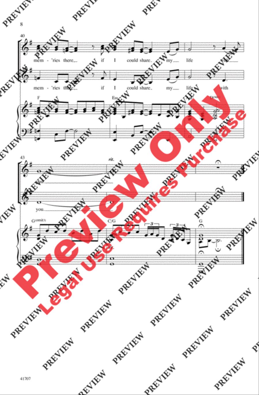 With You With You Women's Choir scores gallery preview page 8