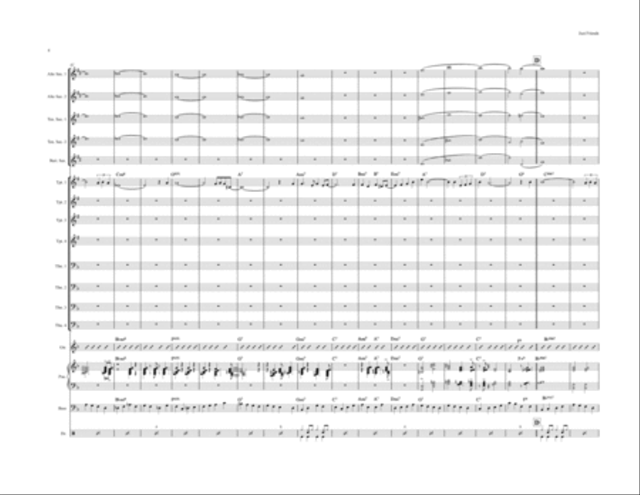 Just Friends Just Friends Jazz Ensemble scores gallery preview page 4