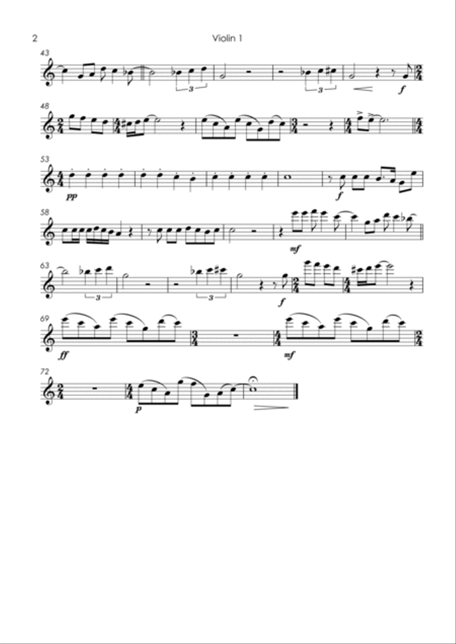 Strawberry Fields Forever String Quartet scores gallery preview page 4
