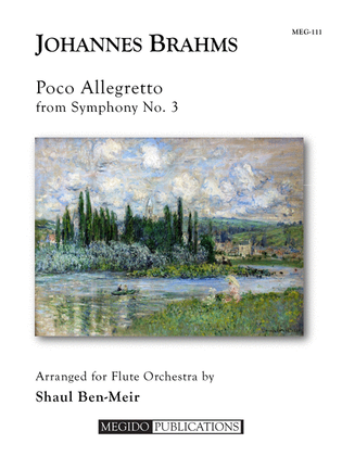 Poco Allegretto from Symphony No. 3 for Flute Choir