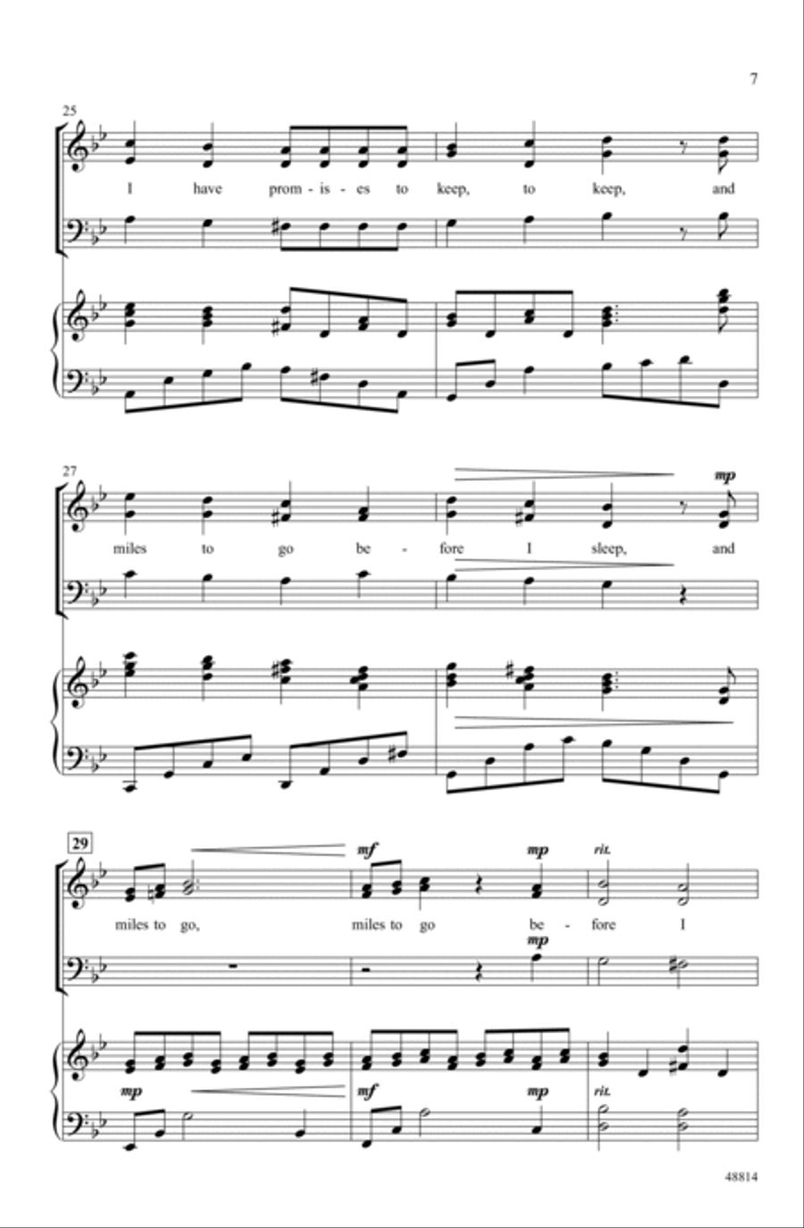 Stopping by Woods Stopping by Woods Choir scores gallery preview page 5
