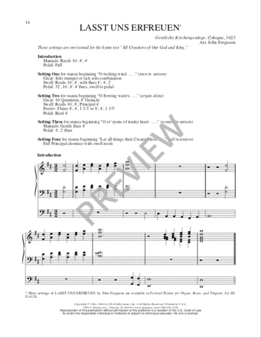 Hymn Harmonizations for Organ - Volume 3 Organ scores gallery preview page 17