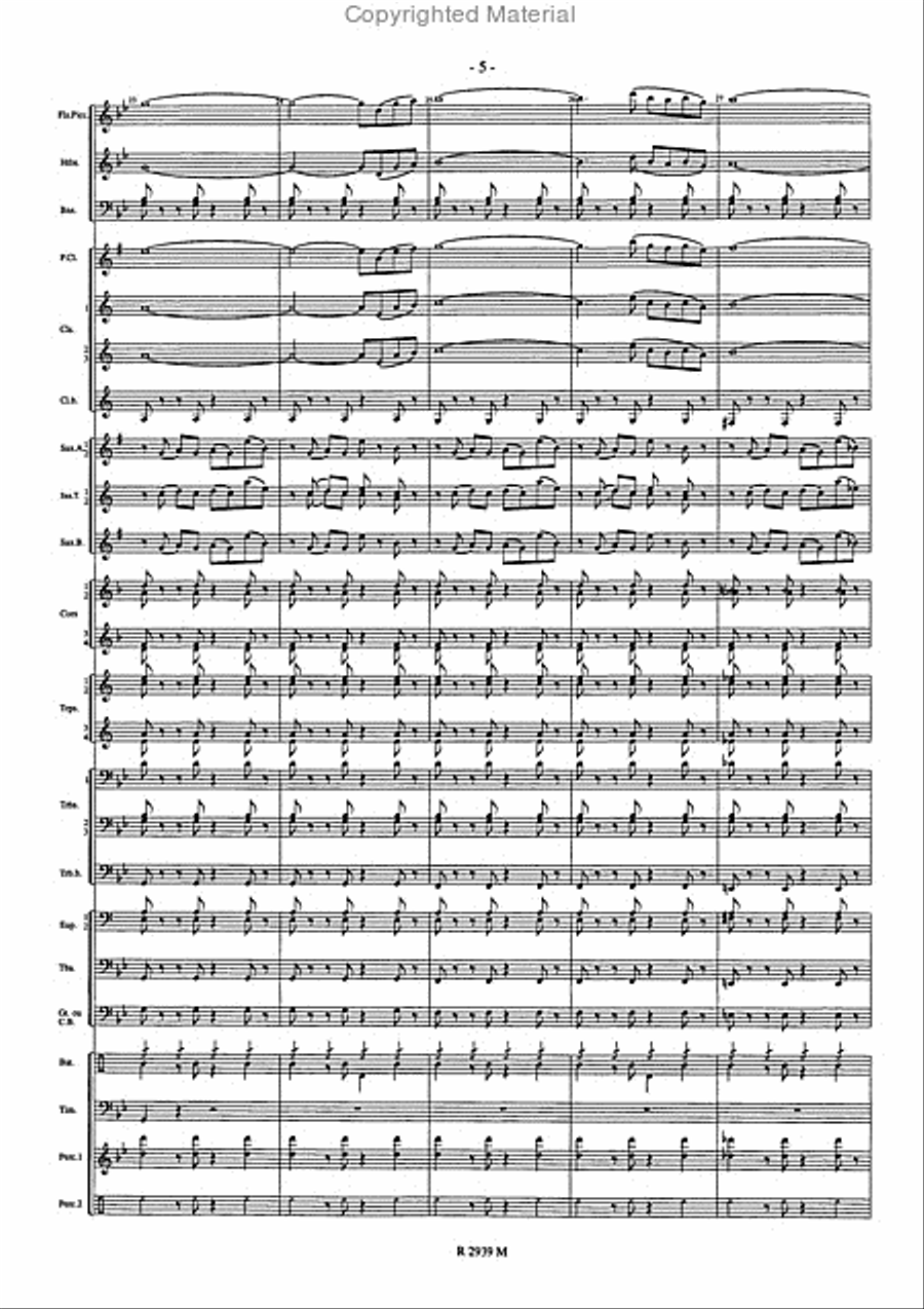 Libertango Concert Band scores gallery preview page 6