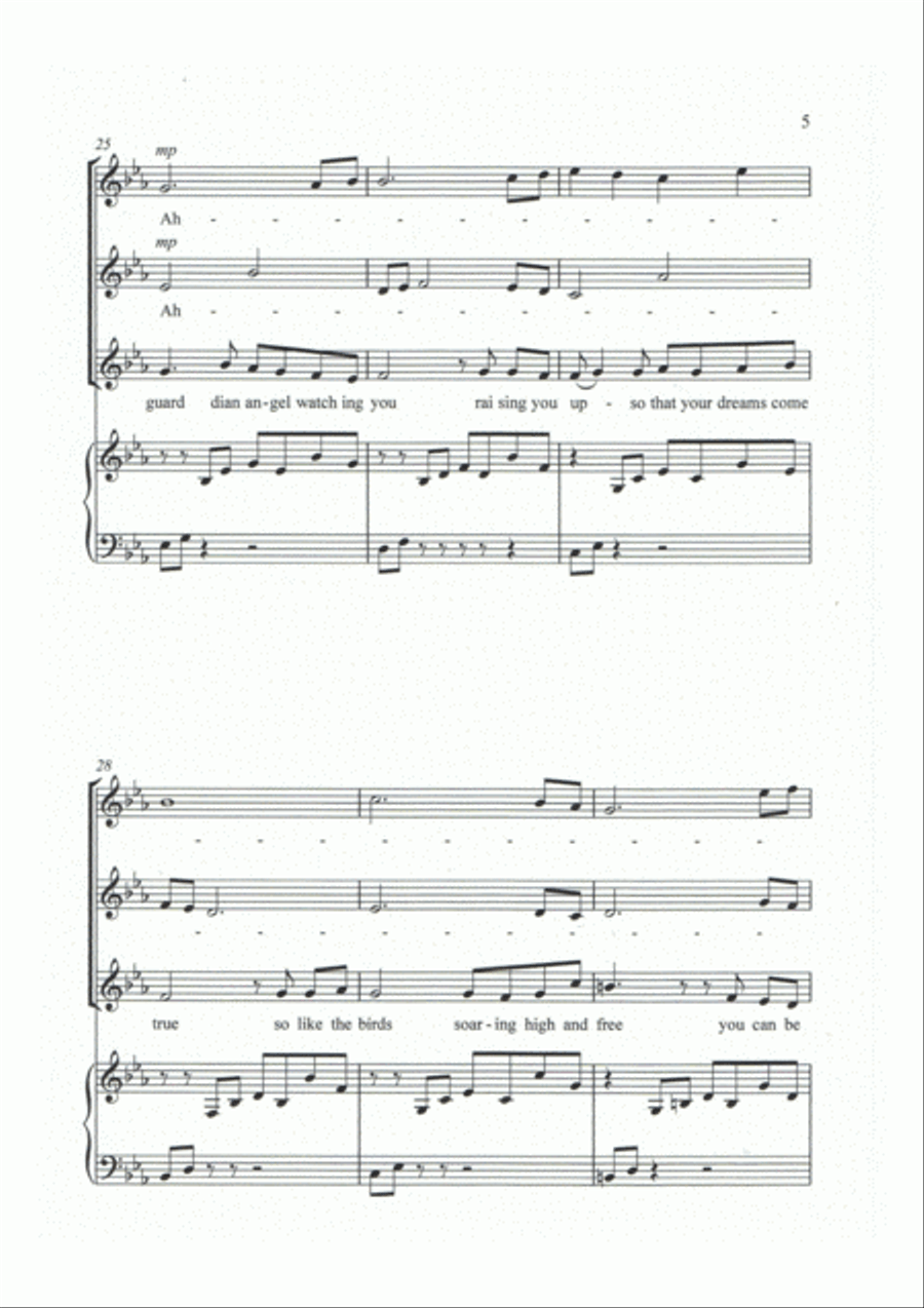 Angels By your Side Angels By your Side Choir scores gallery preview page 6