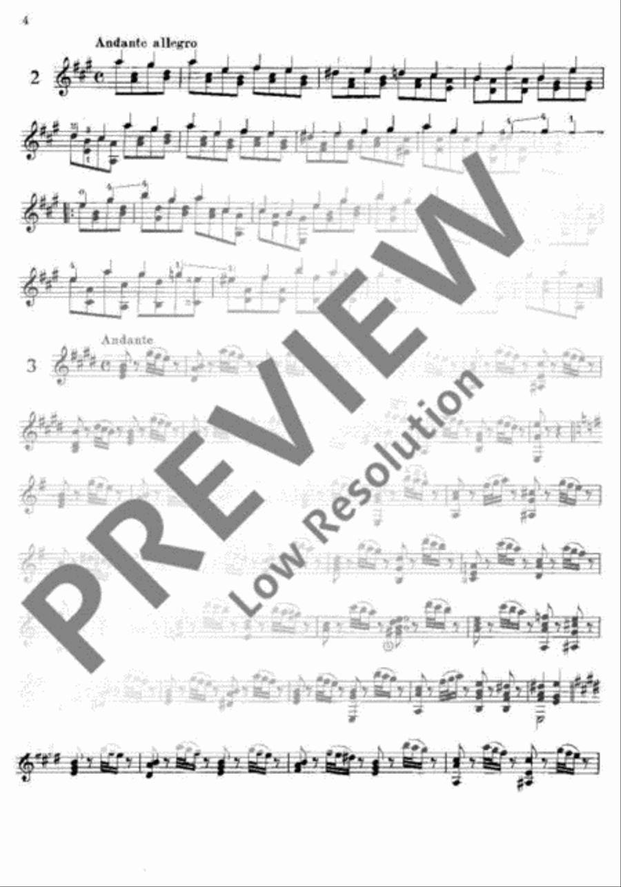 12 Studies 12 Studies Classical Guitar scores gallery preview page 5