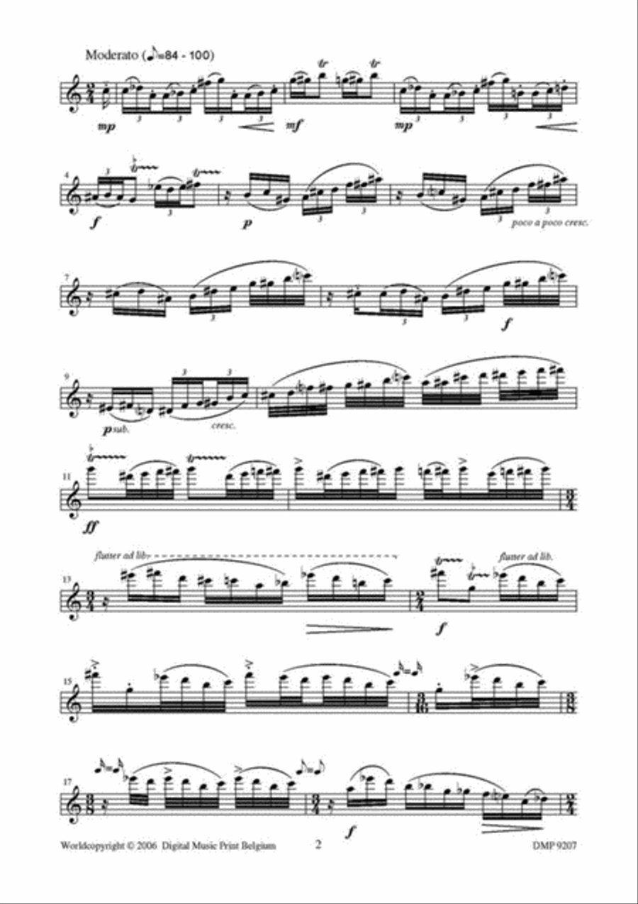 Impression Flute Solo scores gallery preview page 3