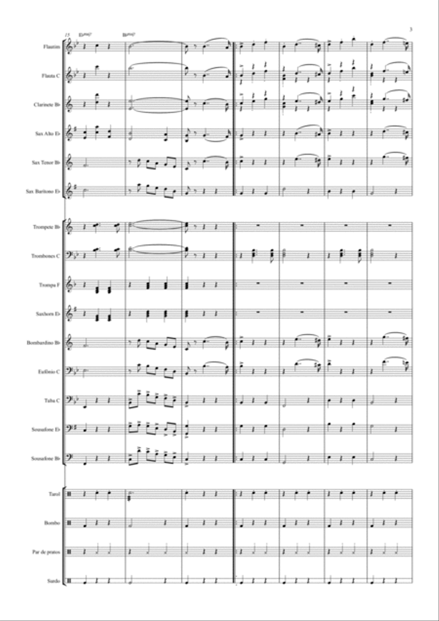 Brasil Imperial Full Orchestra scores gallery preview page 5