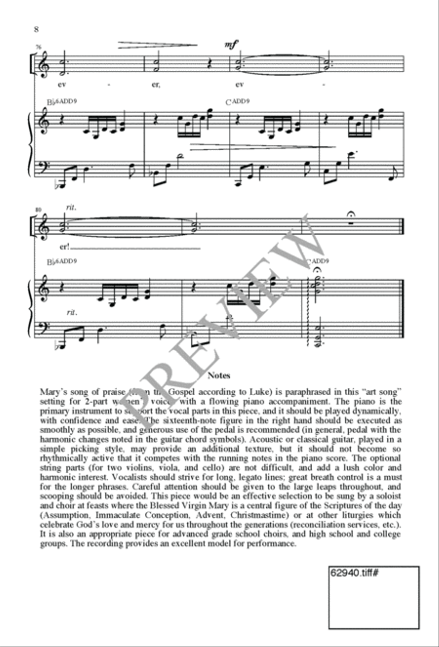 Magnificat 2-Part scores gallery preview page 9