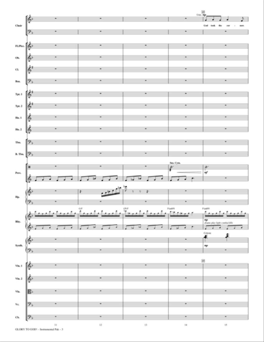 Glory to God! - Full Score Choir scores gallery preview page 3