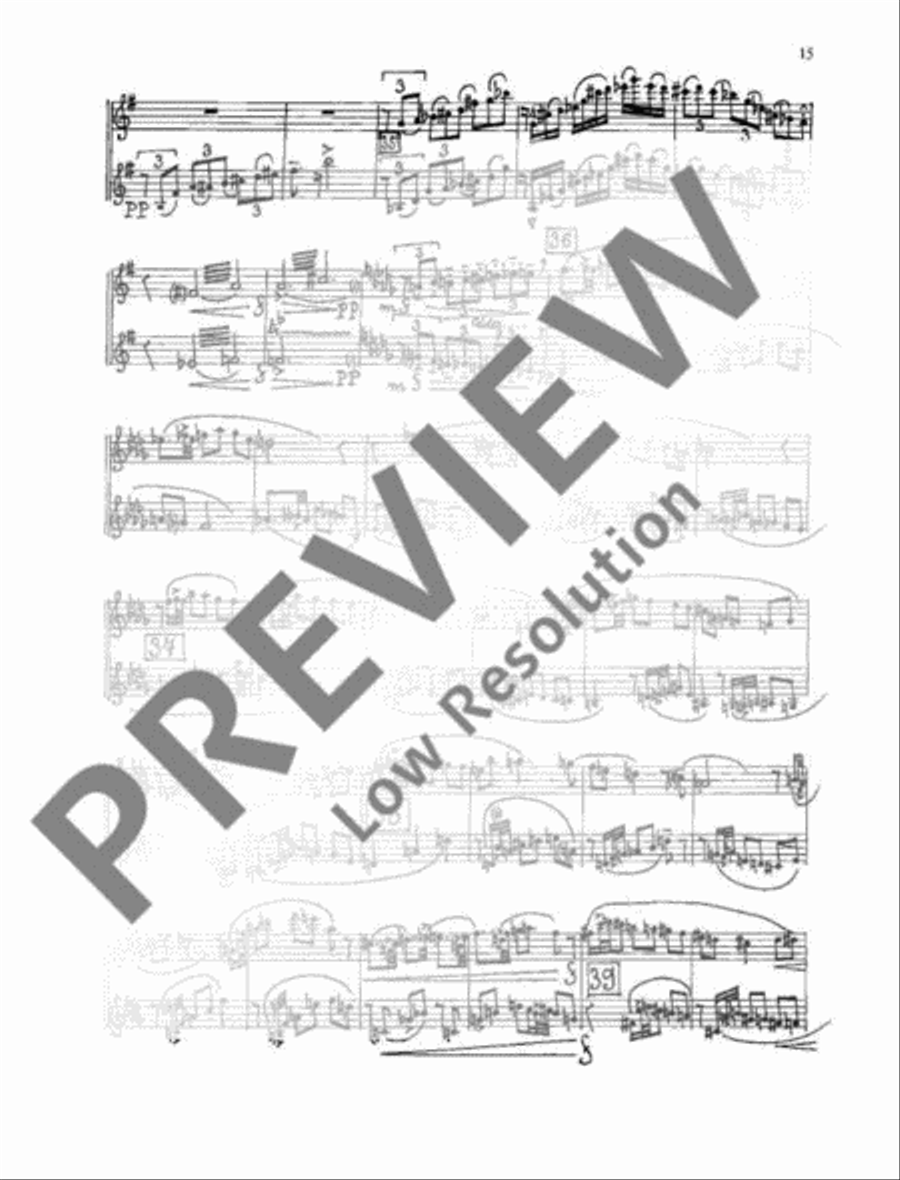 Le colloque des deux perruches Flute scores gallery preview page 16