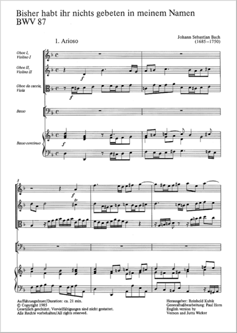 Until now you have not asked anything in my name (Bisher habt ihr nichts gebeten in meinem Namen) ATB scores gallery preview page 2