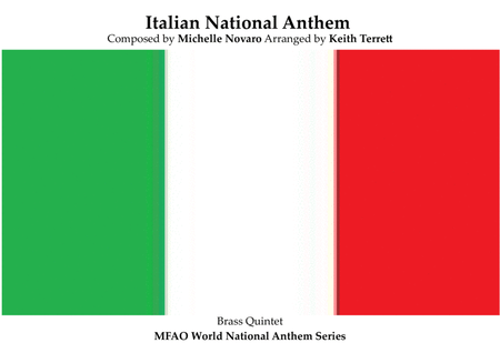 Italian National Anthem ("Il Canto degli Italiani" - The Song of the Italians) for Brass Quintet image number null