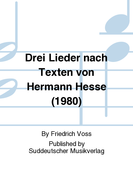 Drei Lieder nach Texten von Hermann Hesse (1980)