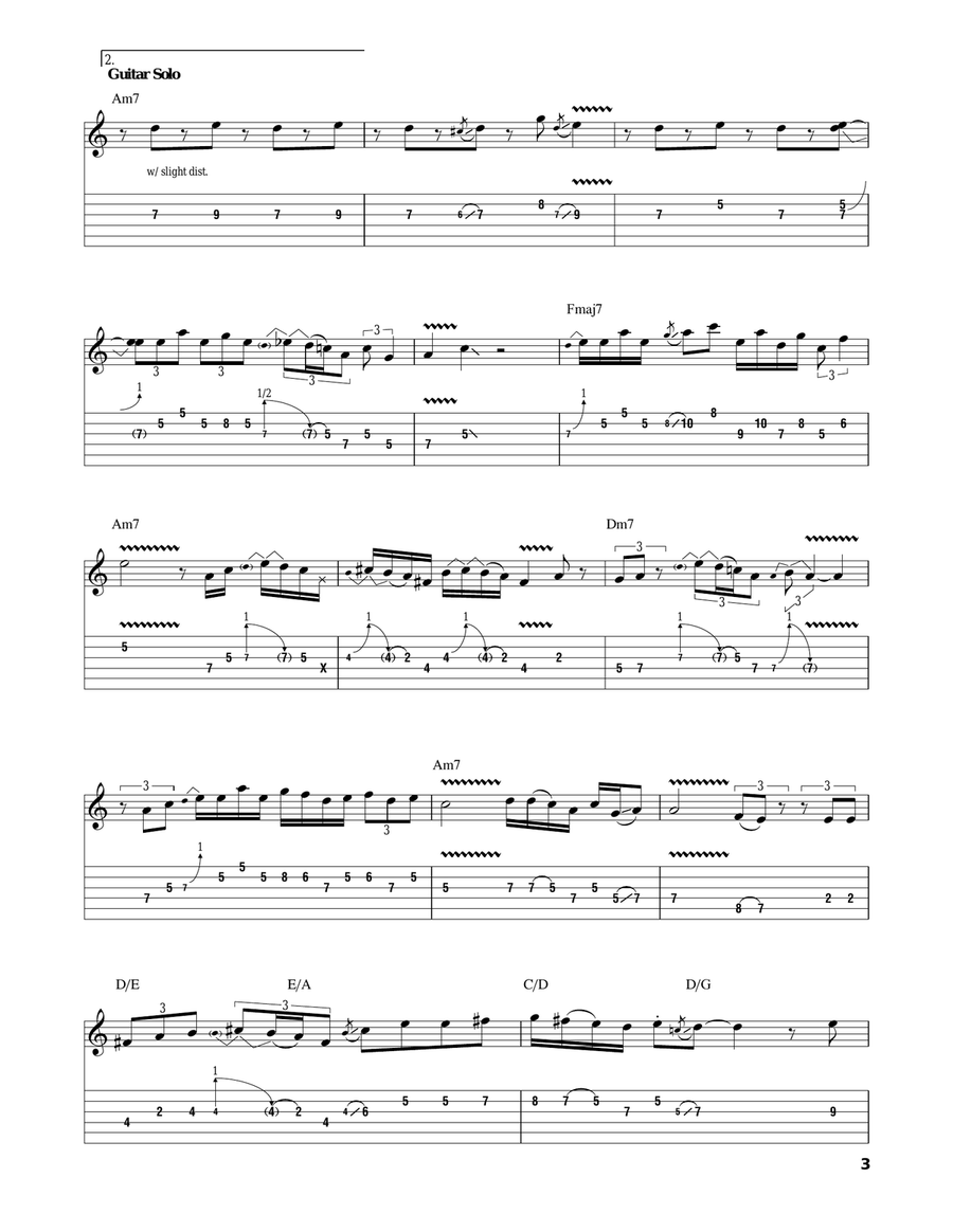 Pretzel Logic Acoustic Guitar scores gallery preview page 3