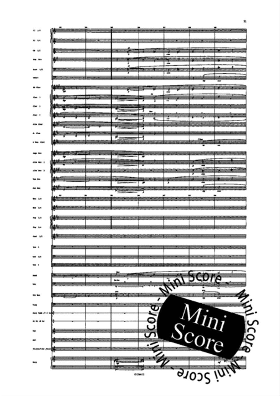 Fifth Symphony Fifth Symphony Concert Band scores gallery preview page 36