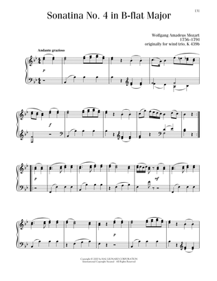Sonatina No. 4 In B-Flat Major
