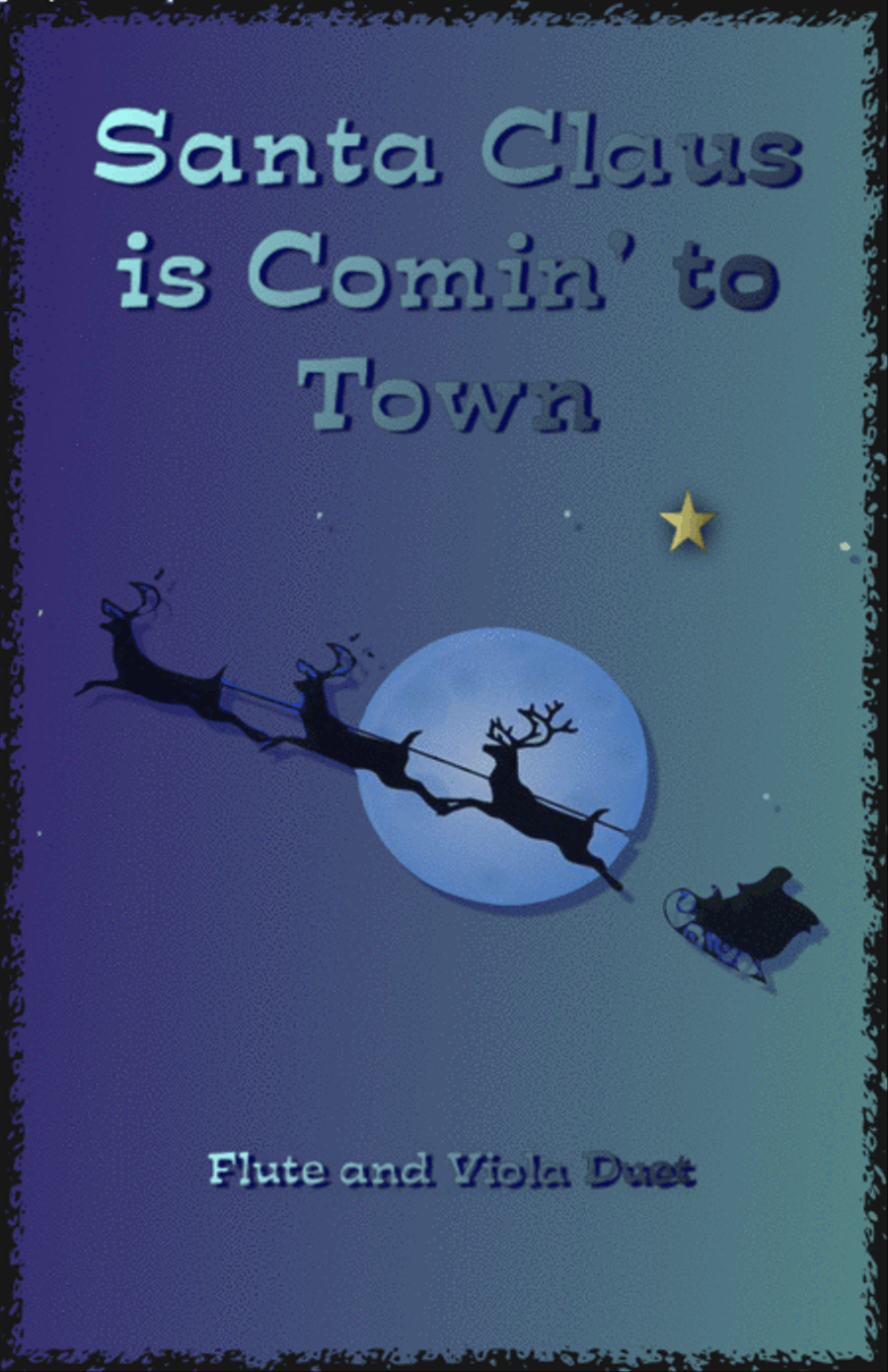 Santa Claus Is Comin' To Town Flute scores gallery preview page 1