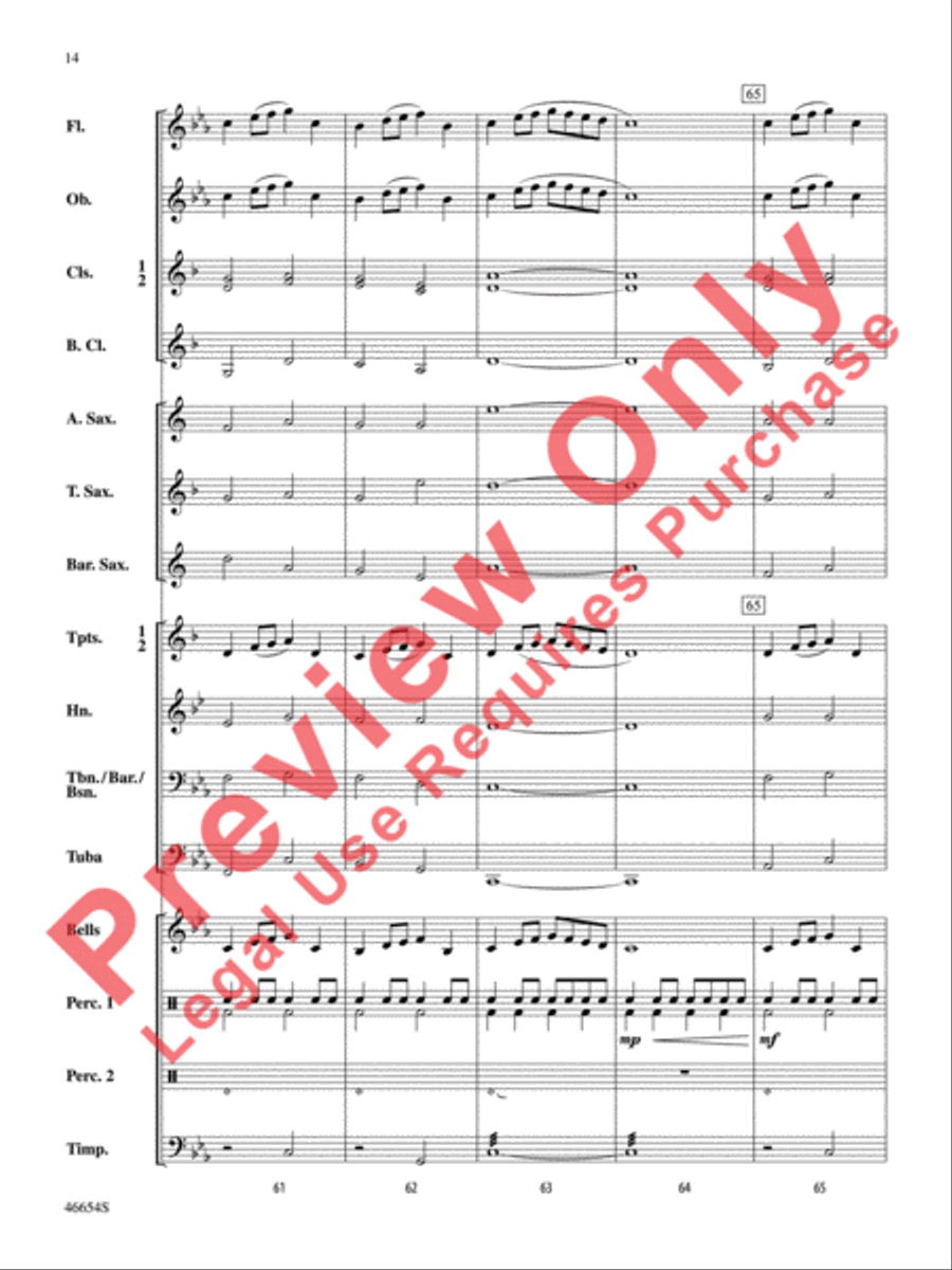 Alchemy Alchemy Concert Band scores gallery preview page 15