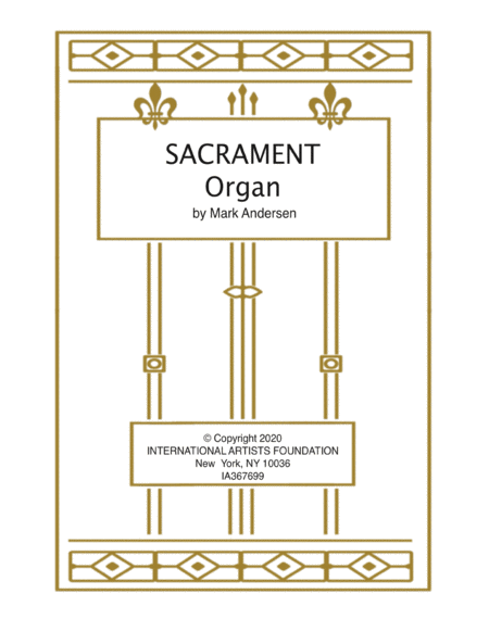 Sacrament for organ