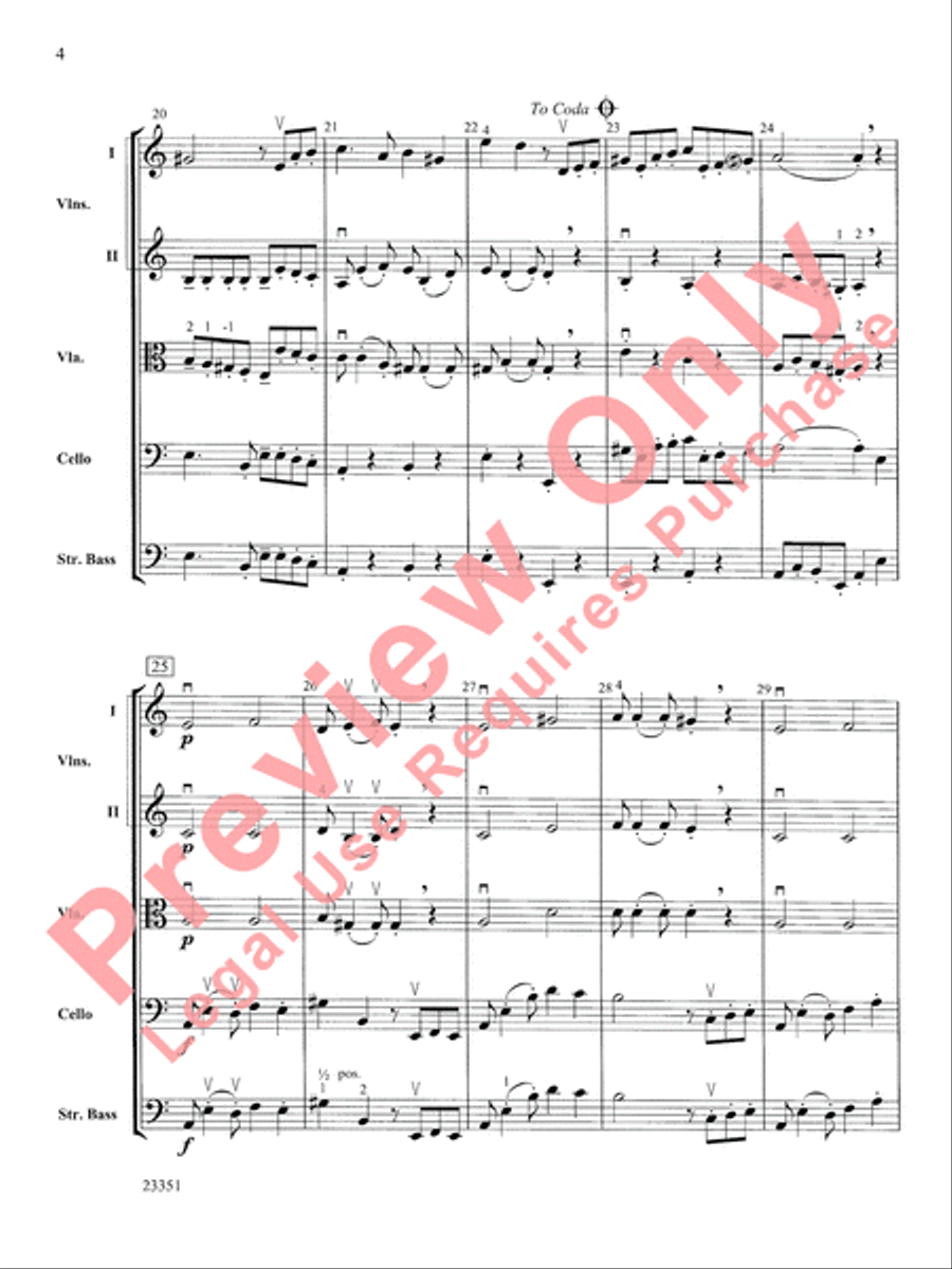 Violet's Tango String Orchestra scores gallery preview page 5