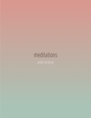 Meditations for Piano