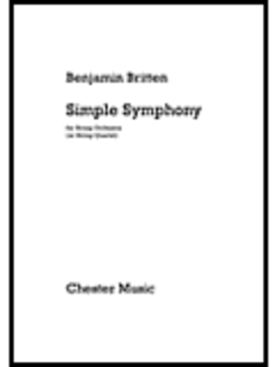 Simple Symphony for String Orchestra String Orchestra scores gallery preview page 1