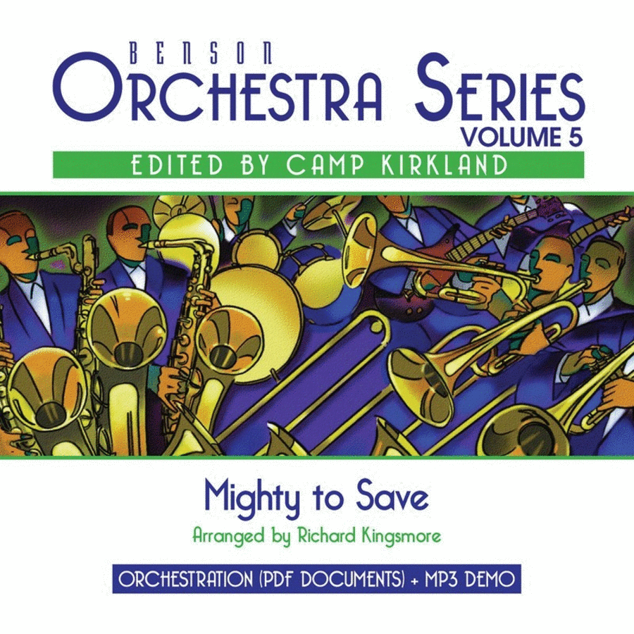 Mighty To Save Orch Sc/Pt CDrom