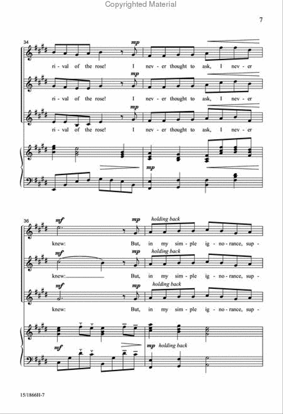 The Rhodora The Rhodora SSA scores gallery preview page 7