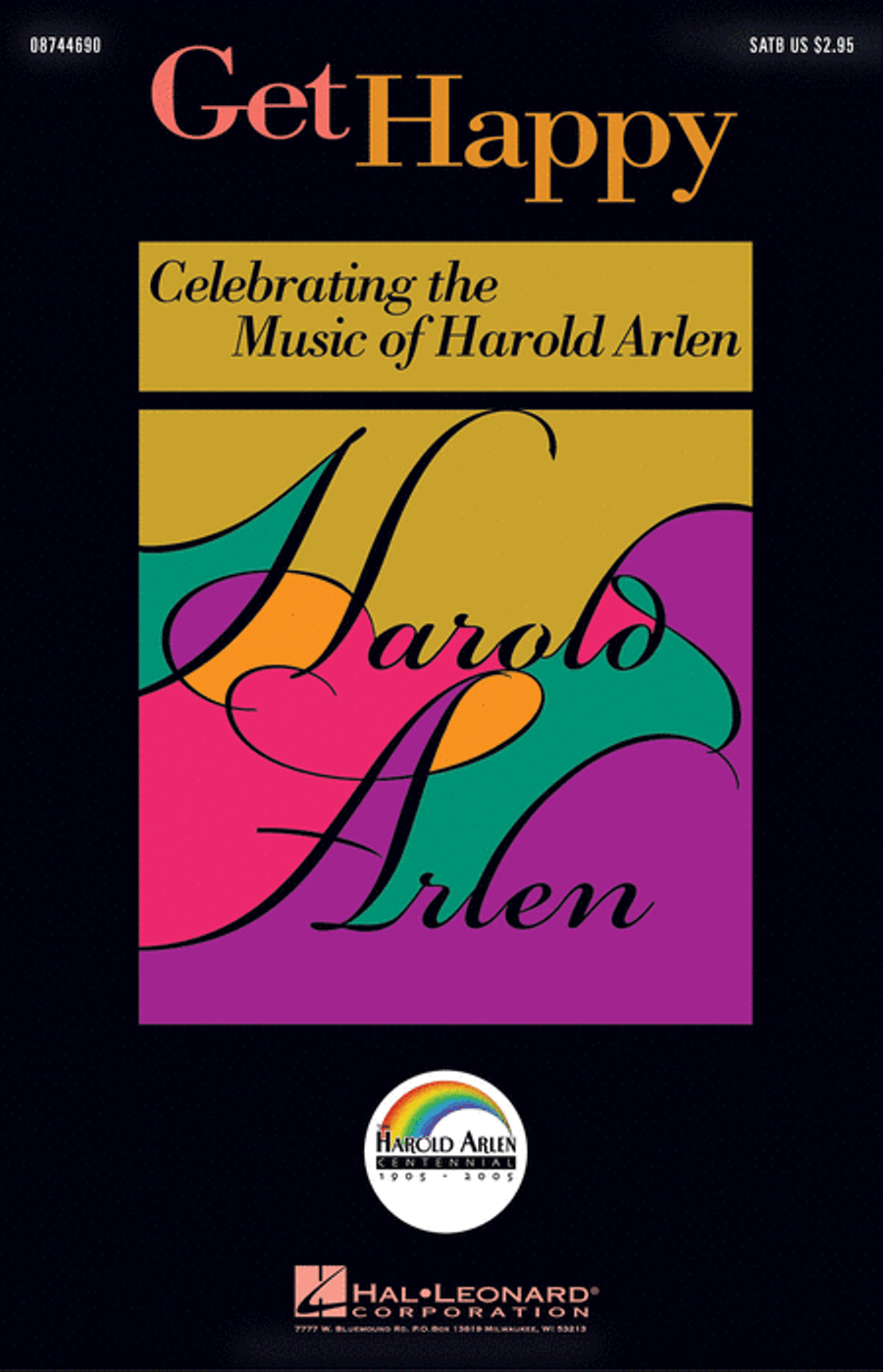 Get Happy: Celebrating the Music of Harold Arlen 4-Part scores gallery preview page 1