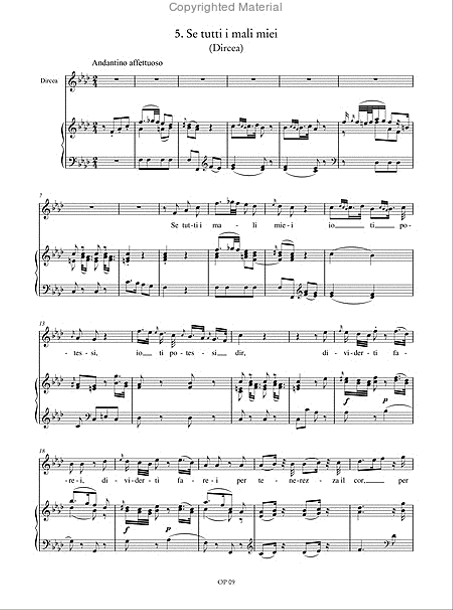 Demofoonte. Arias for Soprano Voice Solo scores gallery preview page 10