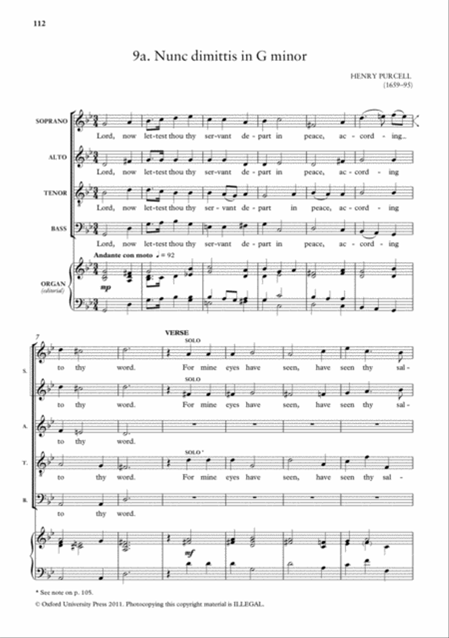 English Church Music, Volume 2: Canticles and Responses 4-Part scores gallery preview page 5