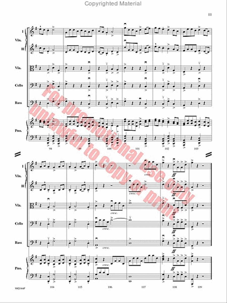Portal Gates Portal Gates String Orchestra scores gallery preview page 12
