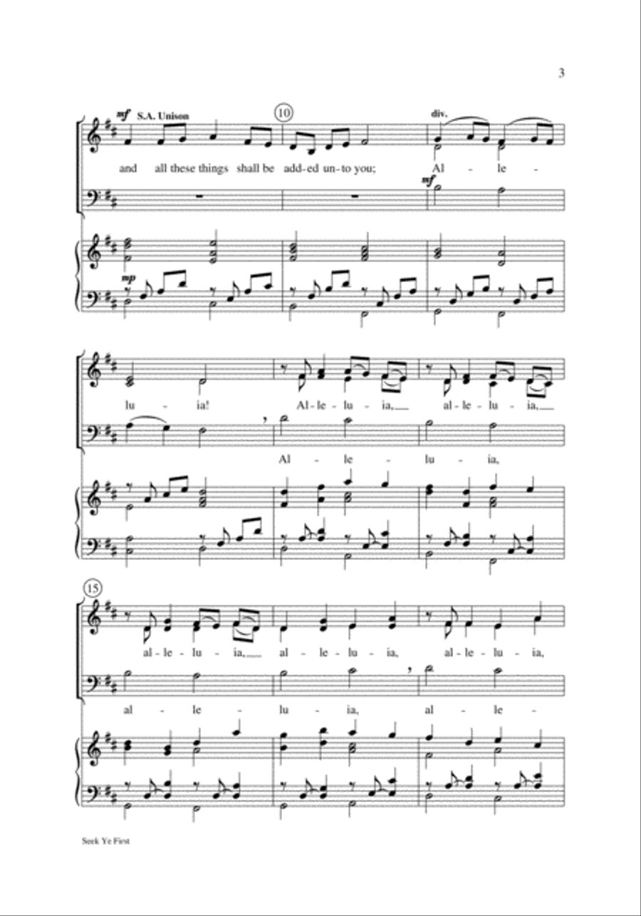 Seek Ye First 3-Part scores gallery preview page 3