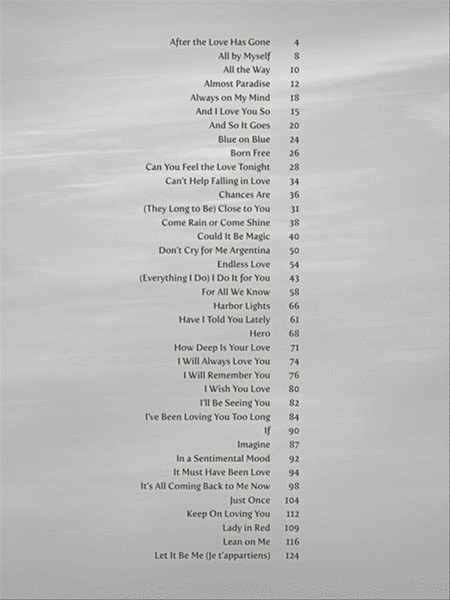 Beautiful Ballads Electronic Keyboard scores gallery preview page 4