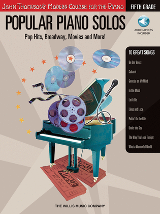 Book cover for Popular Piano Solos - Grade 5 - Book/Audio