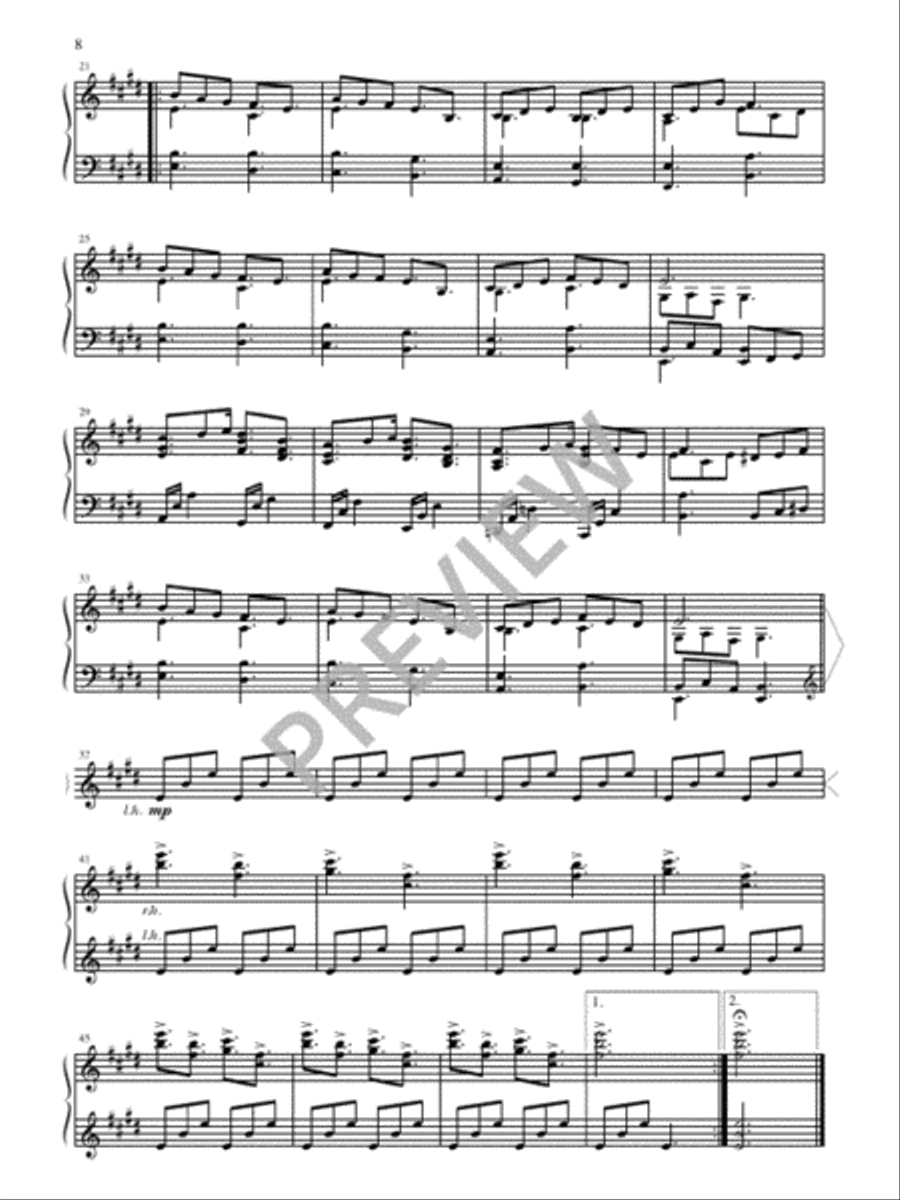 Six Advent Christmas Carols Christmas scores gallery preview page 10
