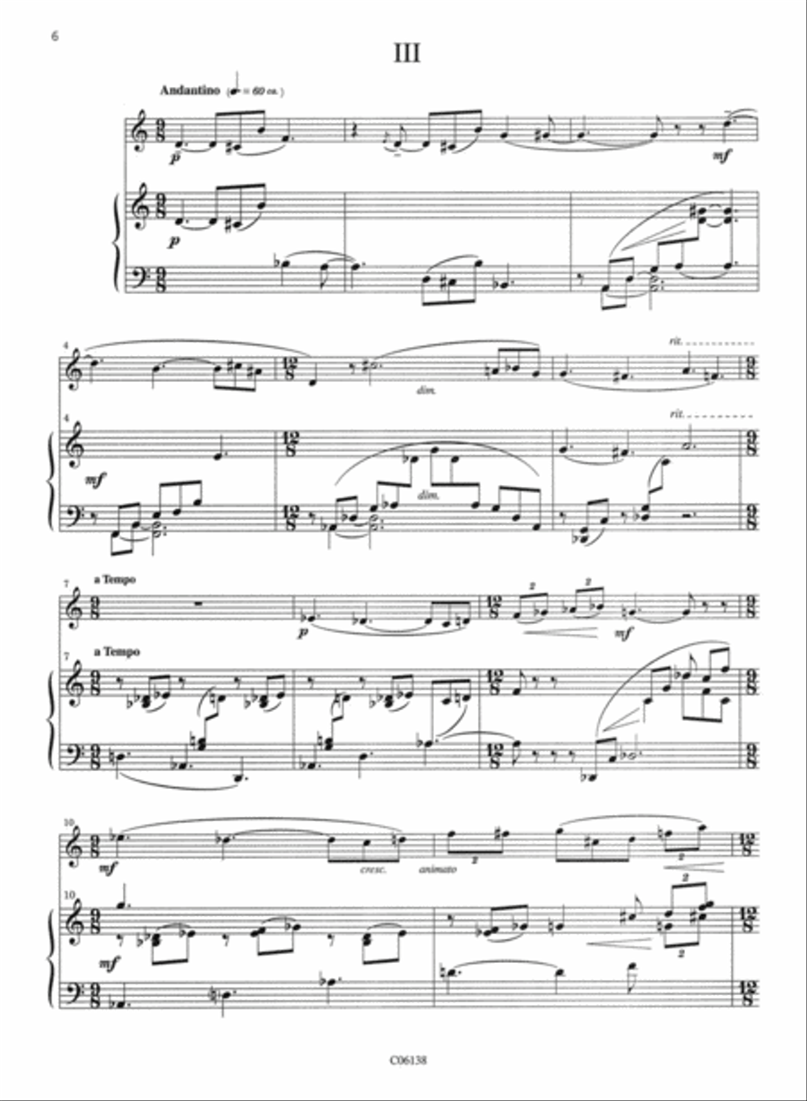 Recits (3) Flute Solo scores gallery preview page 4