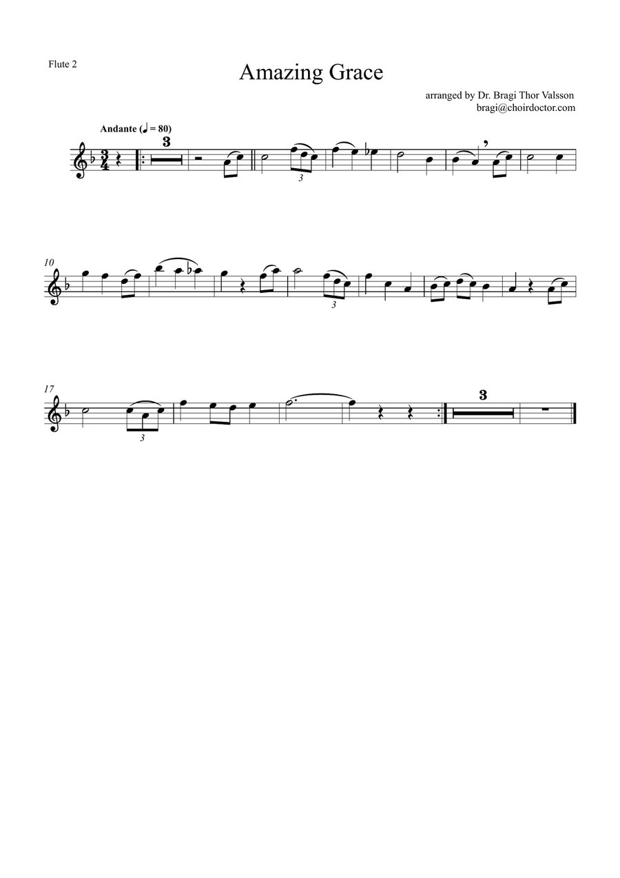 Five Sacred Songs - Flute duet with piano accompaniment Flute Duet scores gallery preview page 5