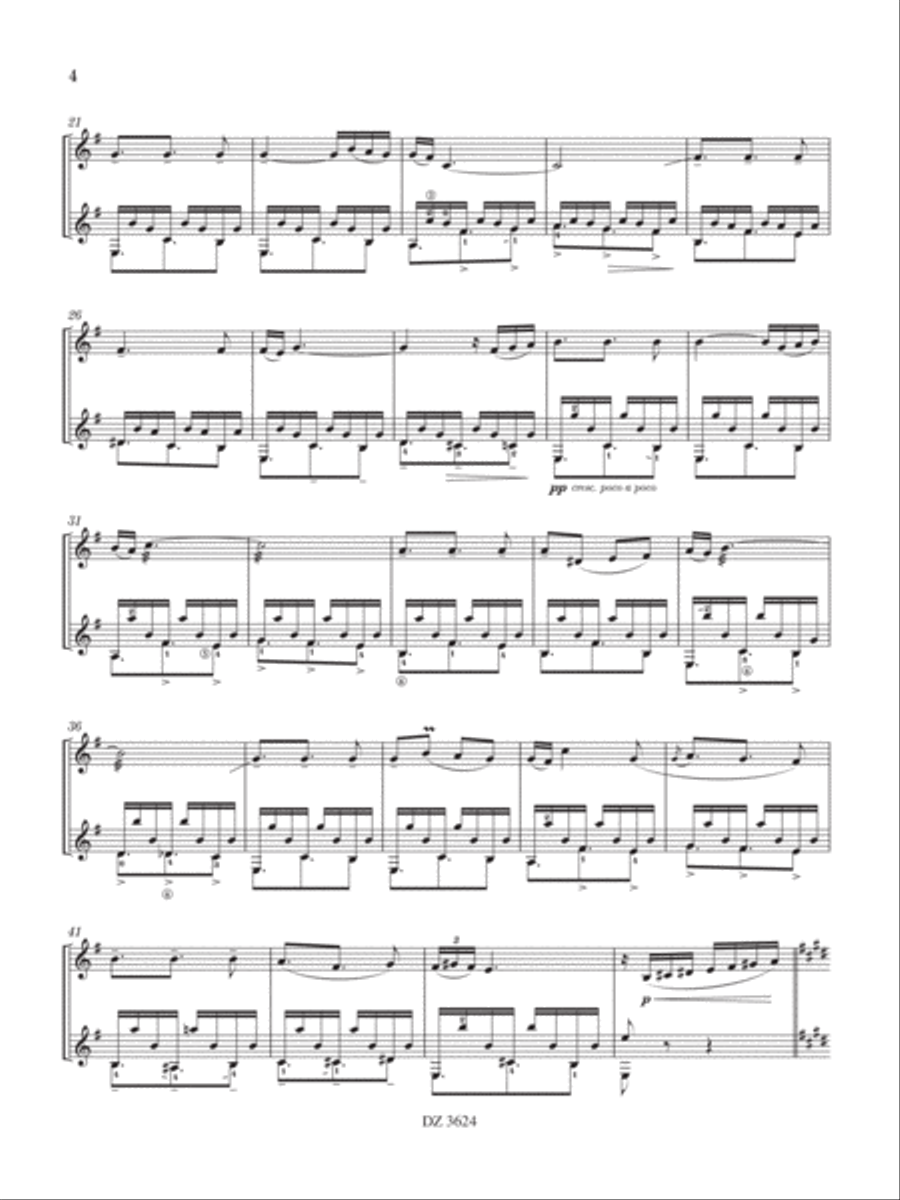 3 Canzoni napoletane Classical Guitar scores gallery preview page 5