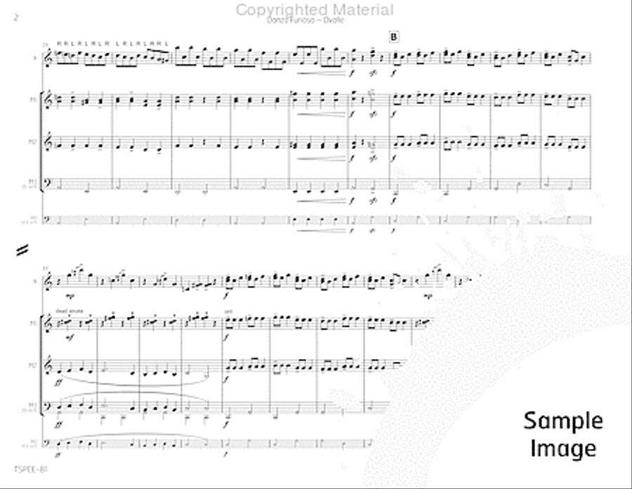 Danza Furioso Percussion Ensemble scores gallery preview page 5