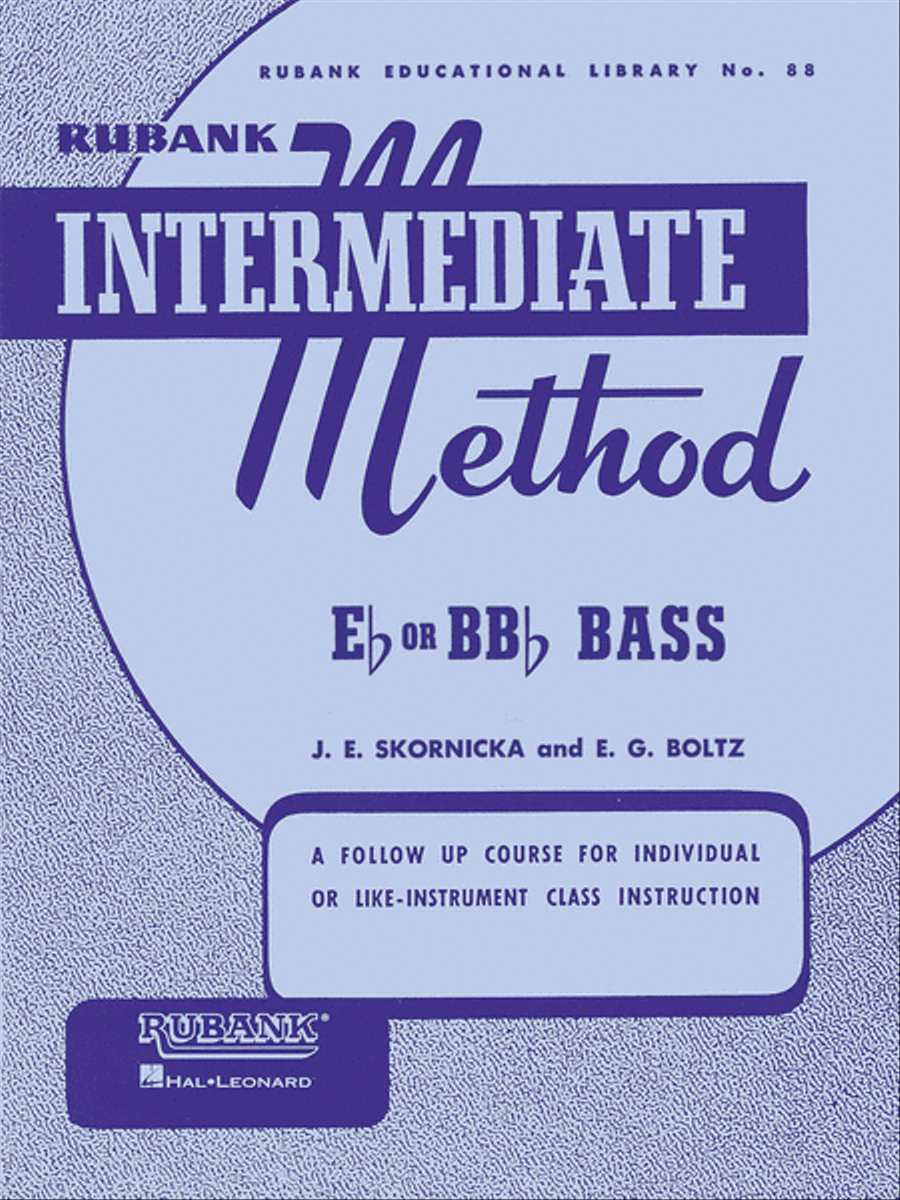 Rubank Intermediate Method - E Flat Or BB Flat Bass (Tuba-Sousaphone) Concert Band Methods scores gallery preview page 1