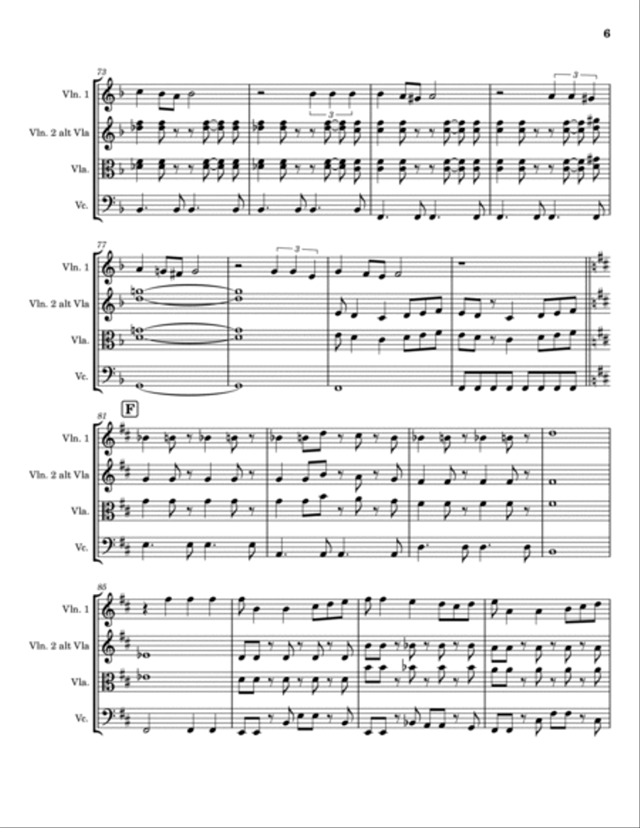 Can't Take My Eyes Off Of You String Trio scores gallery preview page 6