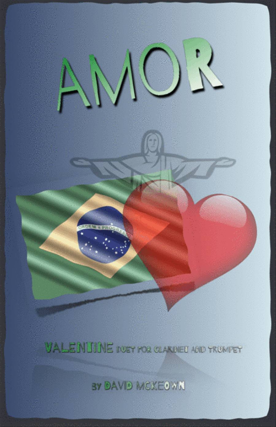 Amor, (Portuguese for Love), Clarinet and Trumpet Duet Clarinet scores gallery preview page 1
