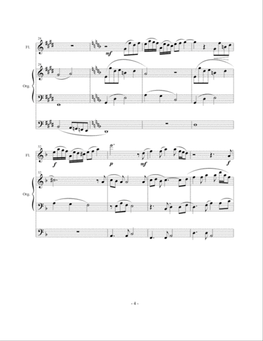 Pie Jesu Small Ensemble scores gallery preview page 5