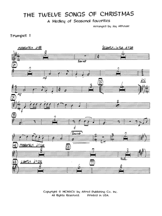 The Twelve Songs of Christmas: 1st B-flat Trumpet