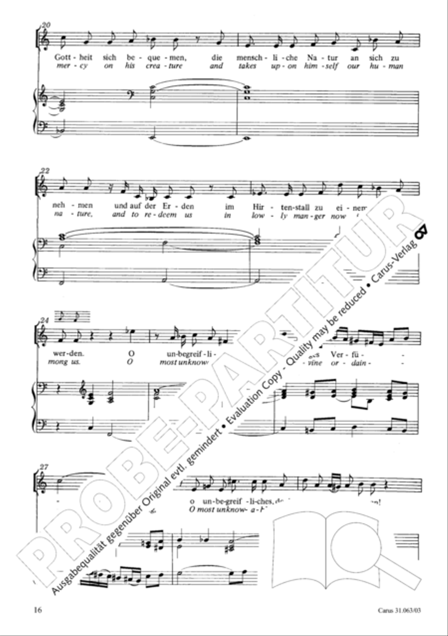 Christians, etch this blessed day (Christen, atzet diesen Tag) 4-Part scores gallery preview page 17